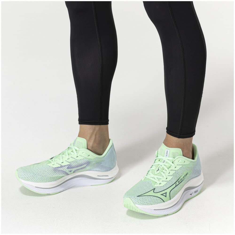Mizuno Wave Rebellion Flash 2 Laufschuh Minzgrün x Dunkel Größe Dick Ideal für und Sportschuhe, Herren, Marineblau, 27,0 cm, 2E, Leicht, Reaktionsfreudig,