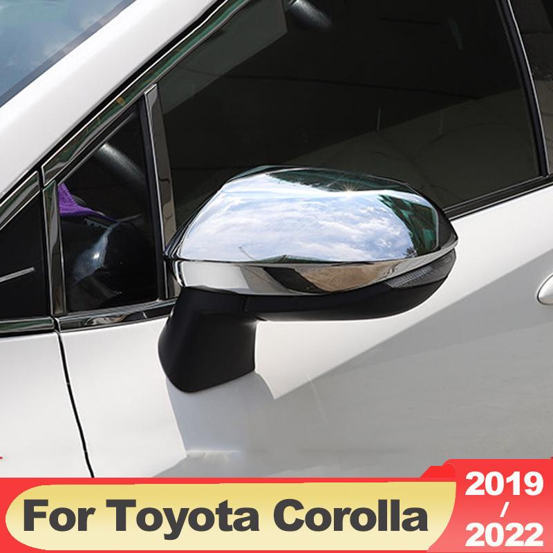 ABS-Kohlefaser-Auto-Rückansicht-Seitenspiegel-Abdeckungs-Kasten-Schale-Trimmt für Toyota Corolla E210 2022 12. Zubehör