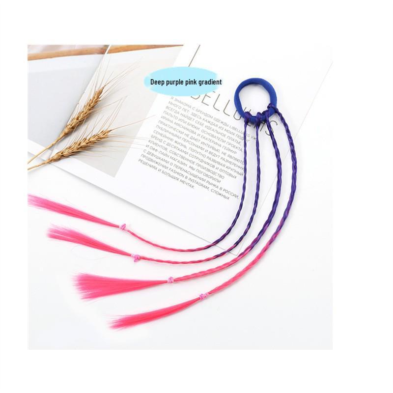 Adorable Butterfly Hair Accessories Set for Girls - Includes Braided Twists, Rubber Bands, and Bow Headbands