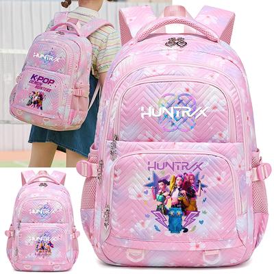 Anime K-Pop Printed Backpack Student Teenager Bookbag for Boy Girl Schoolbag Kid Gift Women Large Capacity Travel Bag Mochila Escolar Rucksack