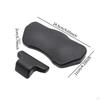 Motorcycle Back Pad Rear Seat PU Tailbox Cushion Trunk Passenger Backrest for R1200GS F800GS