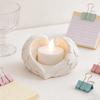 Angel Wings Design Candle Holder, Fits Tea Lights & Imitation Candles, Ideal for Home & Tabletop Ornament, Perfect Gift