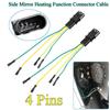 Heating Function Cable 4Pin Connector Cable Automotive Safety Enhancement As Shown In The Figure 4 Pin Connector Cable For BMW