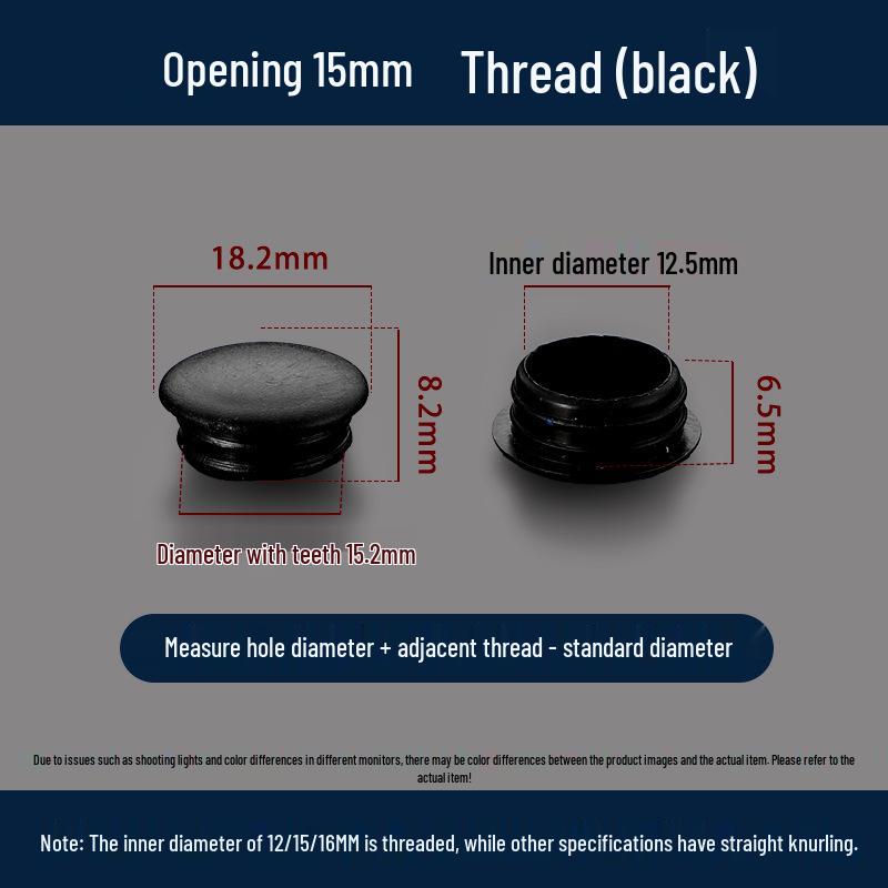 Universeller Runder Dekoplastikstopfen für Möbelscharniere und Schraubenlöcher