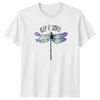 Keep It Simple Womens T-Shirt Floral Dragonfly Nature Birthday Gift For Her