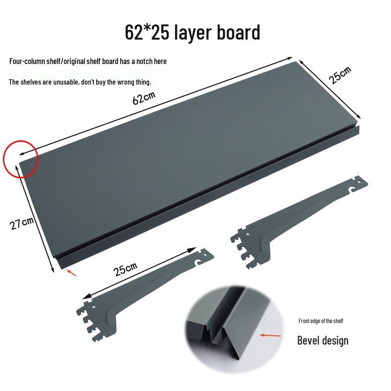 An Chen Supermarket Pegboard Shelf Bracket: Small Supermarket Convenience Store Shelf Support with Price Tag Strip