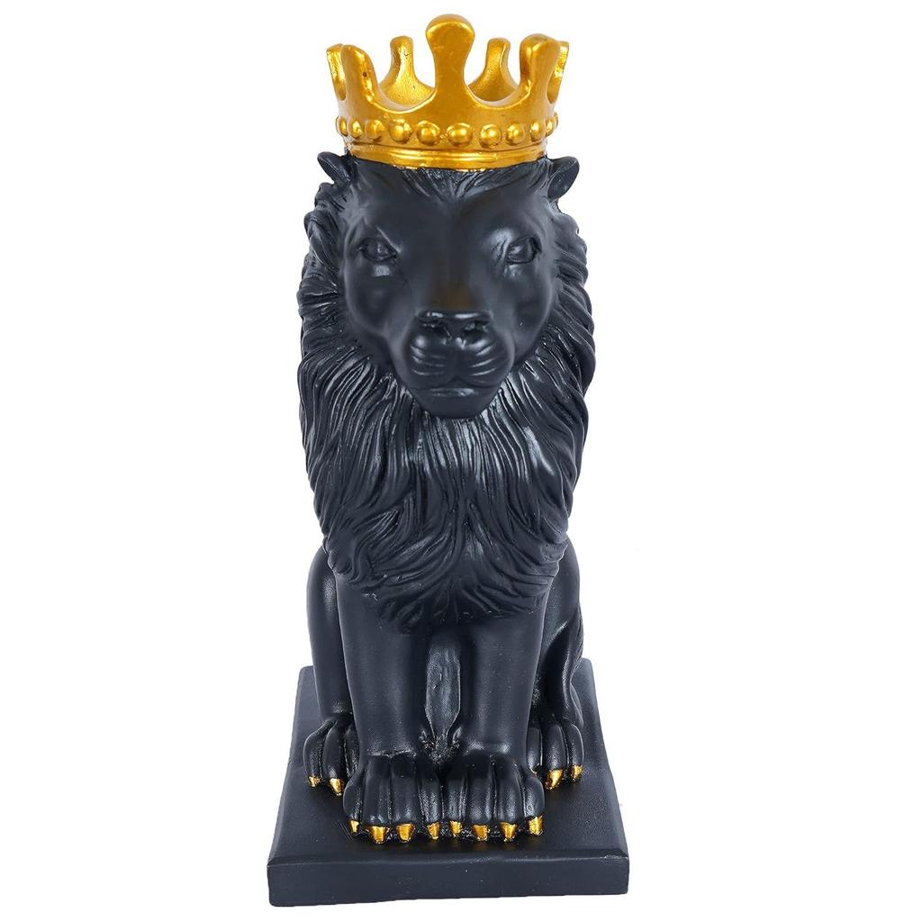 Lion Statue for Home Decor Showpiece | Animal Showpiece for Home Decorative Item (Multicolor)