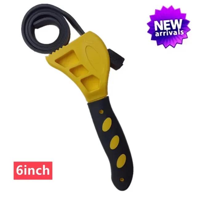 

Motorcycle belt wrench, multifunctional maintenance tool, household bottle opener, puller, adjustable wrench Accessories жёлтый