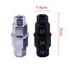 Motorcycle 17 19 22 24mm Front Rear Wheel Axle Hex Spindle Driver Multifunction Removal Tool