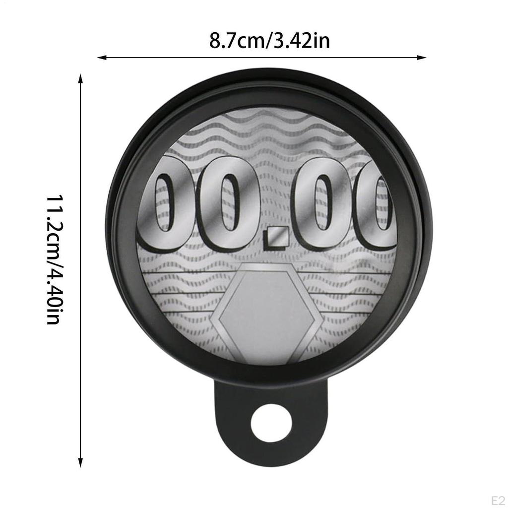 Motorcycle Tax Disc Holder Label Easy To Install Garage Mopeds Accessories Stainless Steel
