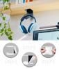 Headphone Controller Strong Easy Wide Range of Models Compatible Black Stand, Stand, Storage, Adhesive, Installation, (2-Pack + White)