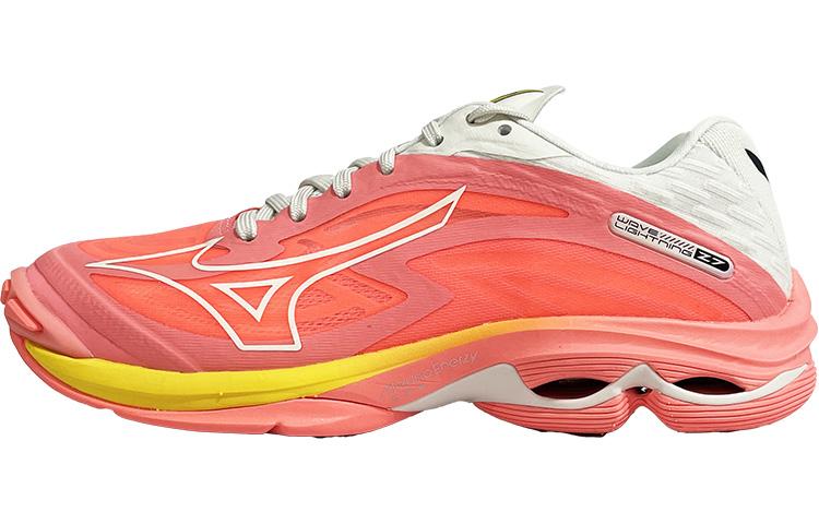 Baskets Mizuno Wave Lightning Z7 'Silver Cloud Orange' pour Femme 38