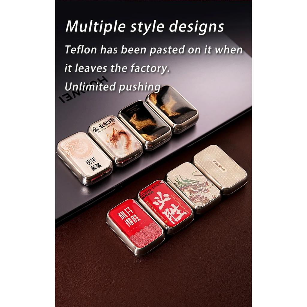 Dragon Fidget Slider 304 Stainless Steel Magnetic Push Pull Stress Relief Toy for Adults Kids Smooth EDC Desk Toy  Anti-Anxiety