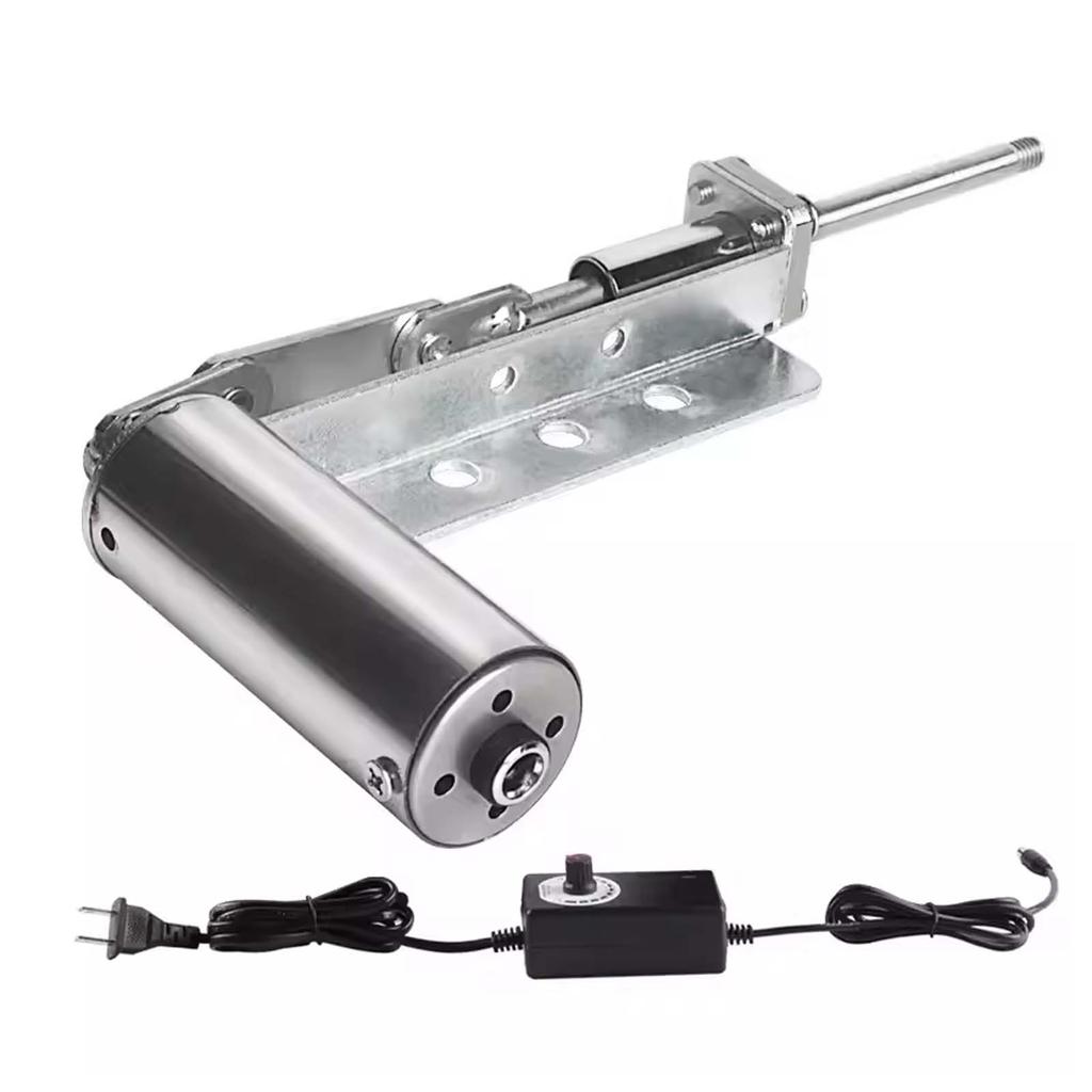 Reciprocating Shaft Metal Micro Telescopic Linear Actuator 39mm Stroke Reciprocating Mechanism Motor, M6 Thread, 30-270rpm