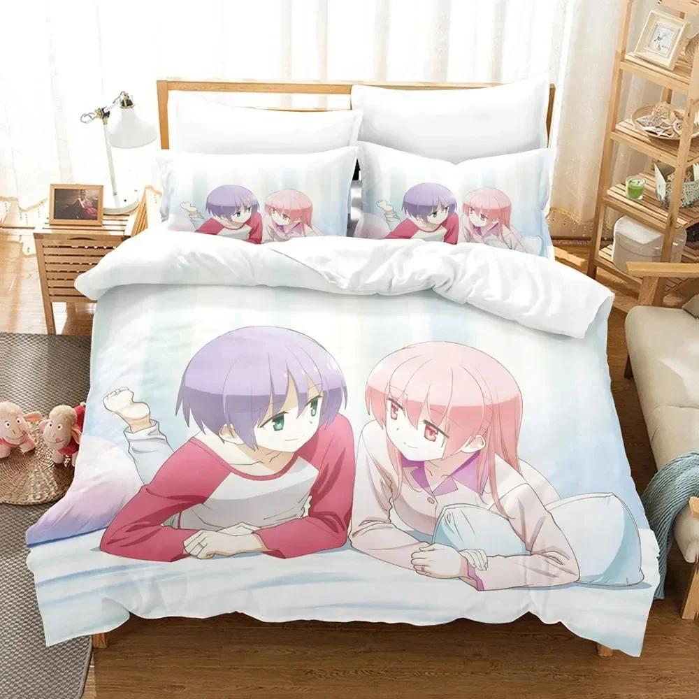 Anime TONIKAWA Fly Me to the Moon - Conjunto de Edredom, Capa de Edredom e Fronhas Confortável para Cama Infantil - Decoração para Quarto - Artigos para Casa