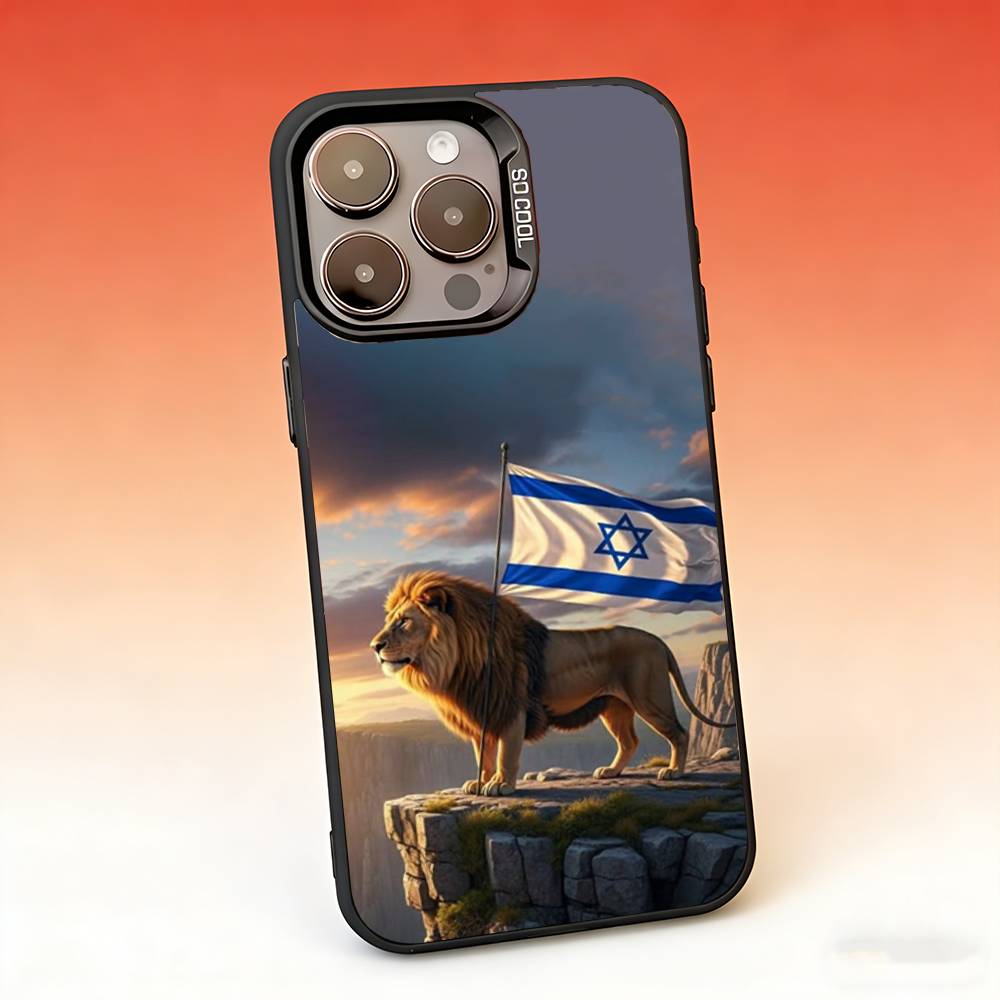 

I-Israel Flag Phone Case For iPhone 17,16,15,14,13,12,11,Pro,Max,Plus,Mini, Air,SE Anti Fall Matte Hard Bumper iPhone12