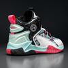 31-40 Children's Large Size Anti Slip and Wear-resistant Fashionable Sports Shoes High Top Basketball Shoes