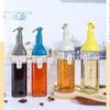 1Pcs Glass Oil Dispenser Bottle With Flip Top Lid Leak Proof Seasoning Sauce Vinegar Storage Container For Kitchen Cooking