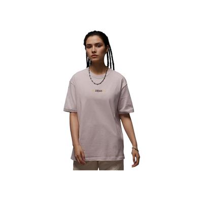 Oversized Fashion Retro Football Comfortable Short Sleeve T-Shirt Women Tops Gray Purple IF0380019