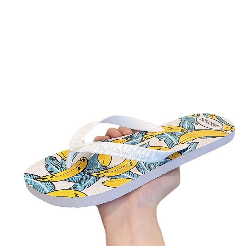 Men's Flip-flops Home Outdoor Summer New Non-slip Waterproof Beach Shoes Casual Men's