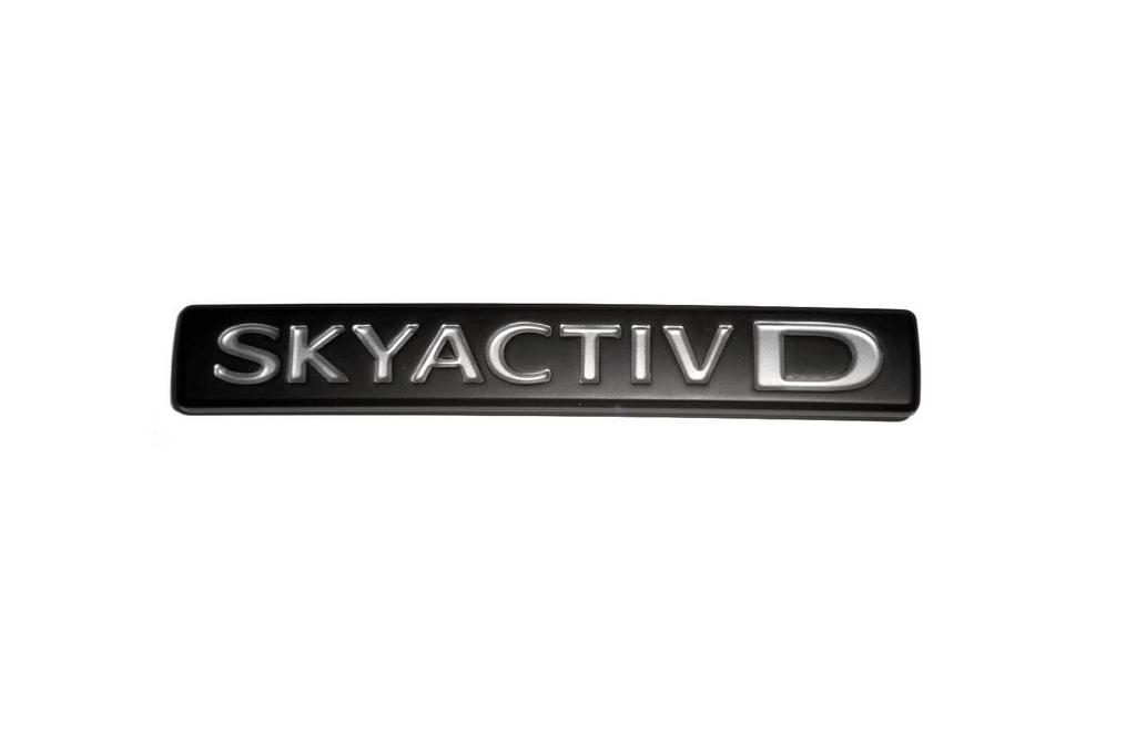 Matte Black Rear Emblem for the New SKYACTIV-D CX-5 (KF/Late Model)