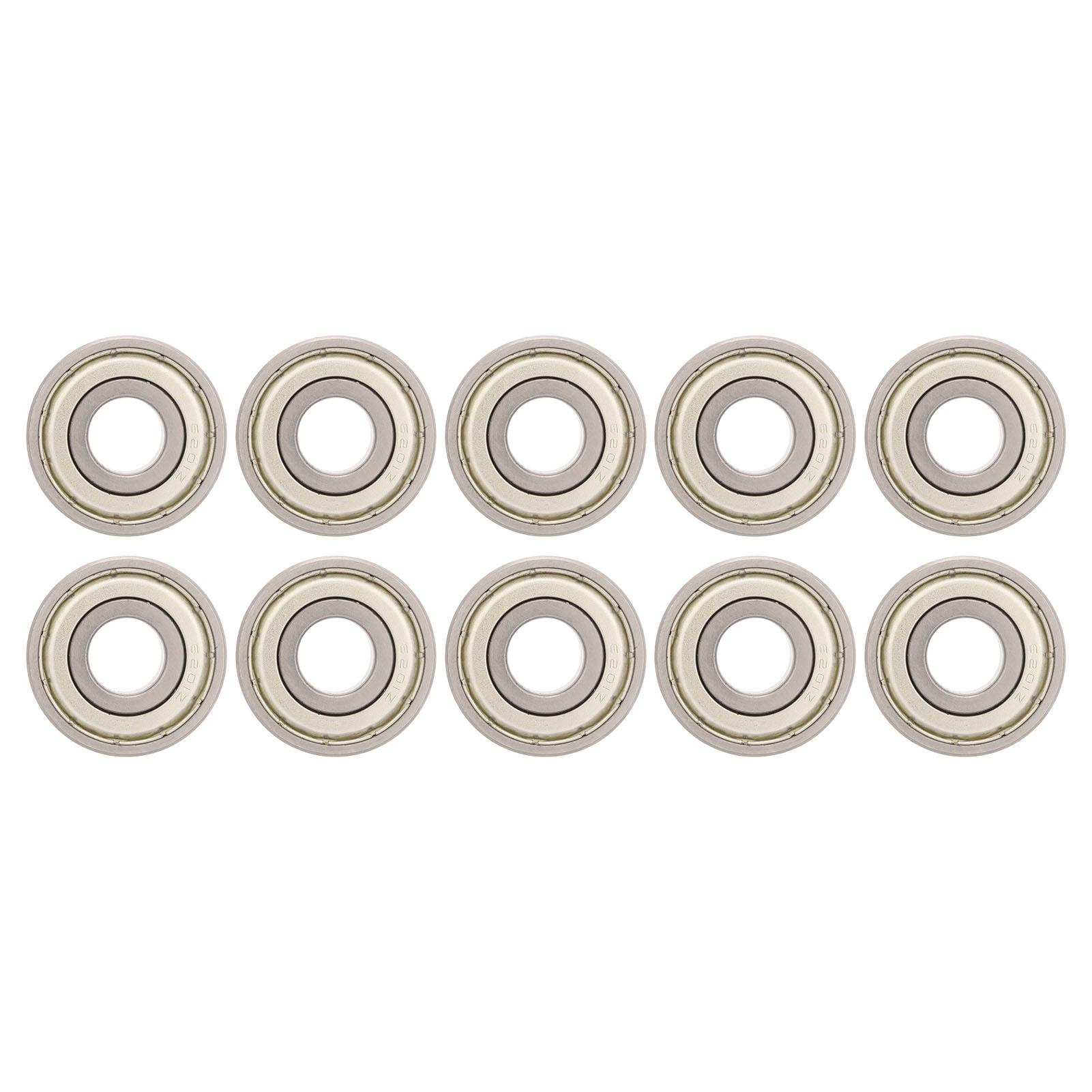 

10Pcs 6201z Bearing Steel Deep Groove Ball Bearing 12mm