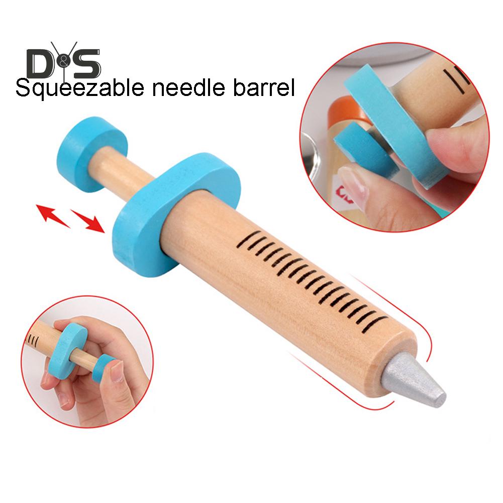 Play with You Chidlren Pretend Doctor Dentist Wooden Medical Playset Education Toy