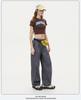 Jack Chuan Yang Women's Windproof Elastic Waist Tapered Hiking Pants - Spring/Autumn Casual Paratrooper Style