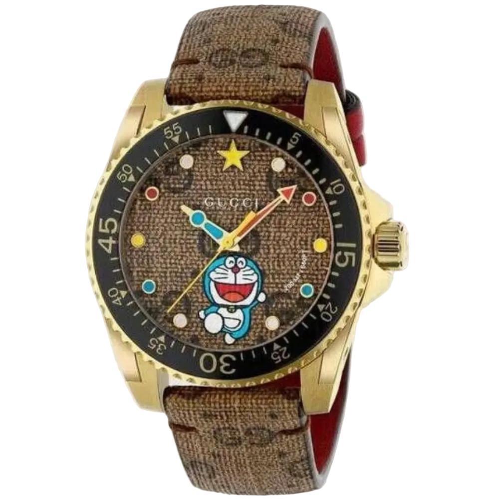 Gucci Dalgıç Doraemon YA136335 Tasarımcı Erkek Saati
