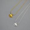 Literary Retro Old Shell Pendant Niche Simple Temperament Necklace Women