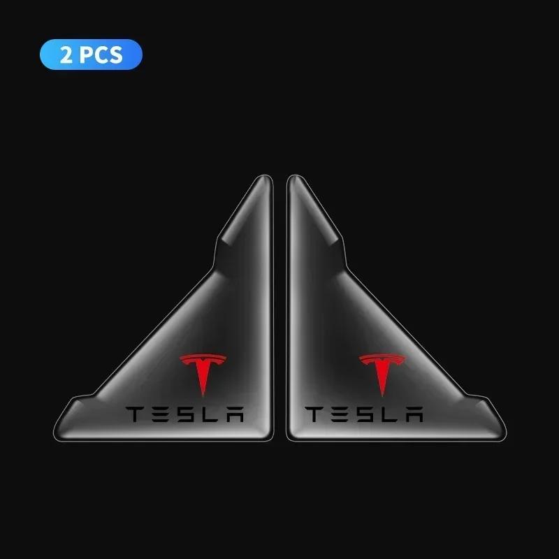 

Car Sticker Tesla 2pcs Car Door Corner Anti-collision Transparent Stickers For Tesla Model 3 2001 S X Y Style Roadster Invader C