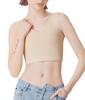 CtriLady Shapewear Bra Top Tank Wireless Sports Japanese Style Bra Women's Chest-Flattening Top, Bra, Non-Slip, Breathable, (JP, Alphabet, Small,