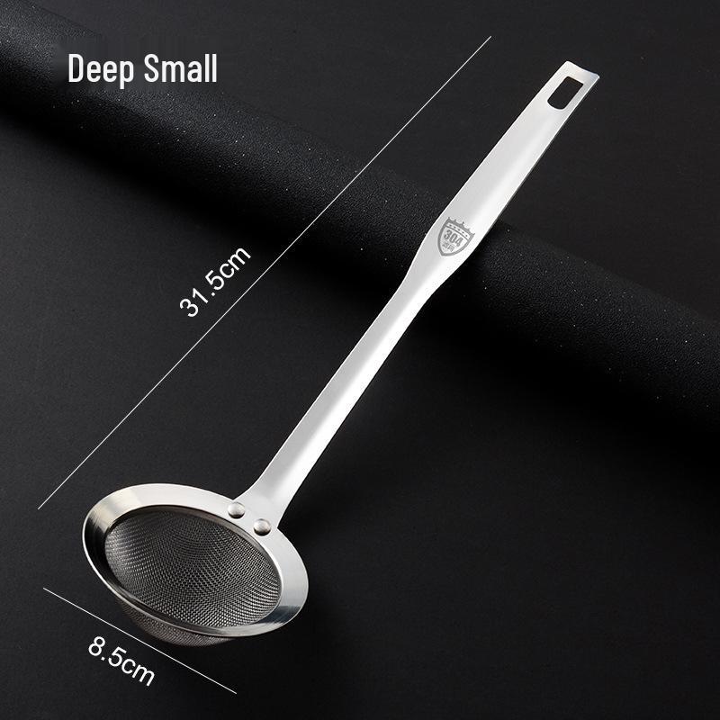 304 Stainless Steel Mesh Skimmer & Strainer: Juice, Soy Milk, Flour, Frying, Oil Separator