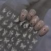 Tomoni Durable Butterfly & Angel Nail Stickers - Trendy Thin Mobile Nail Art Mix