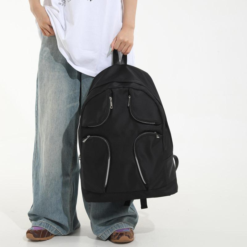 Schoolbag new multi-pocket large-capacity backpack female junior high school student schoolbag versatile travel backpack