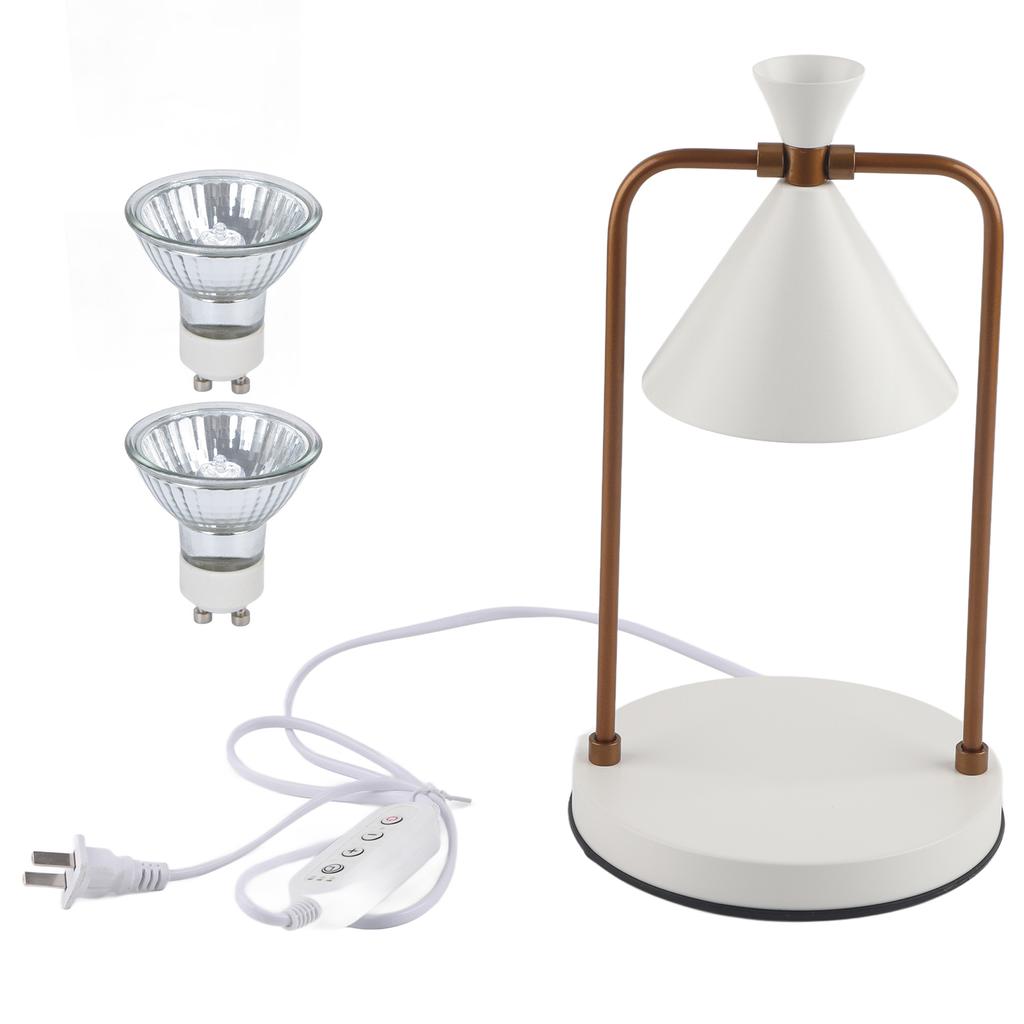 Candle Warmer Lamp Timing Function Adjustable Brightness Safe Iron Electric Candle Light for Room
