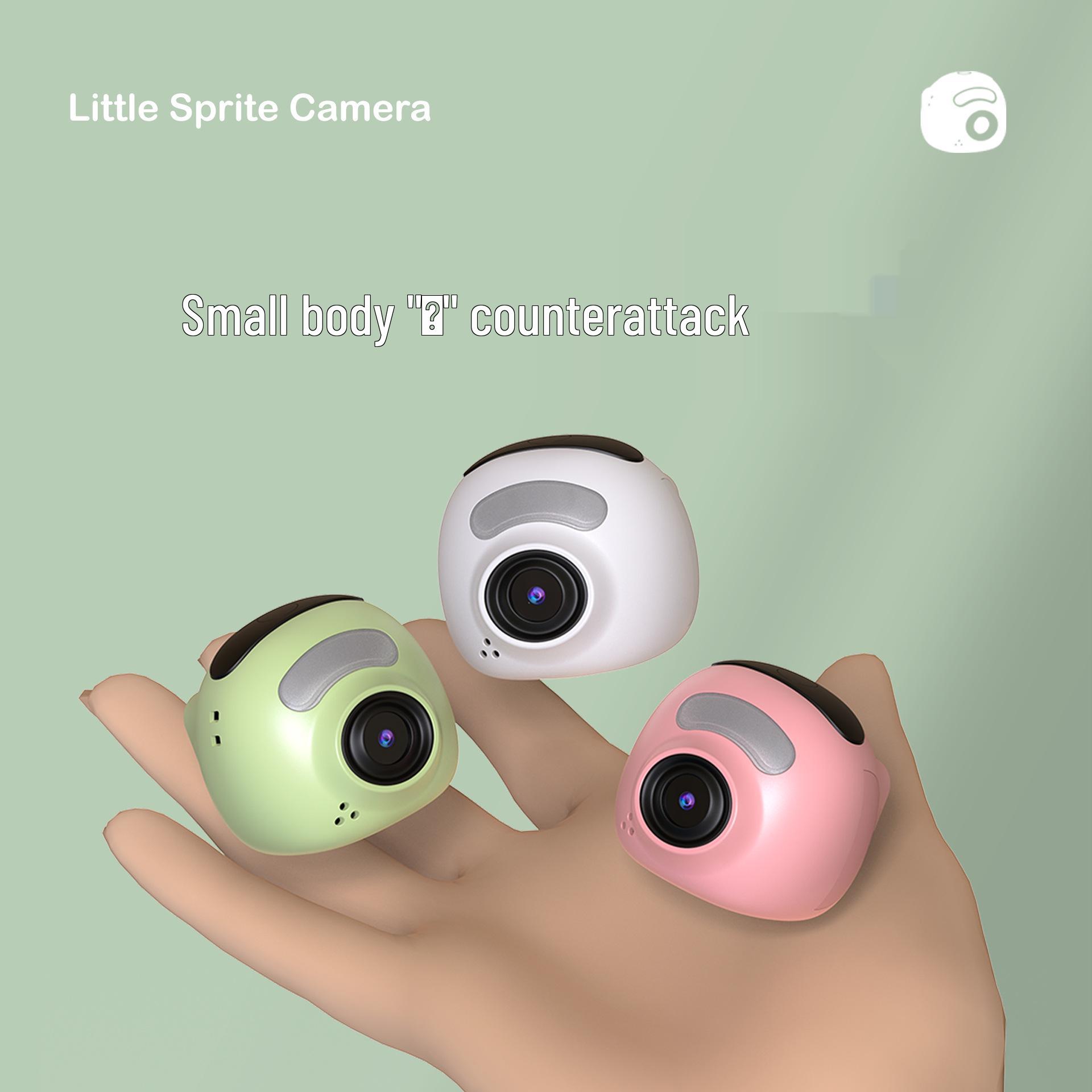 

Трансграничная влог-камера для студентов и детей - Каваи Маленький Эльф HD Agar Green [No Memory Card Included]