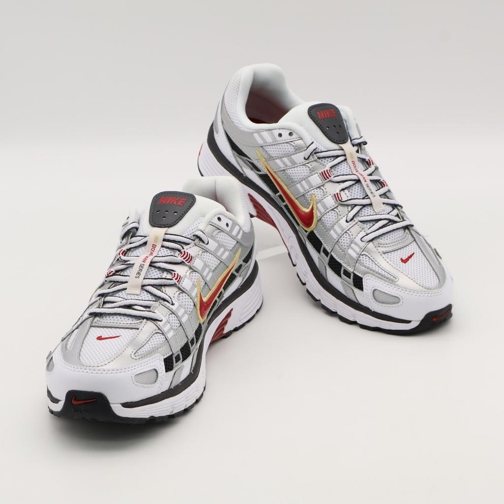 BV1021-101 Nike P-6000 White Varsity Red (Women's)