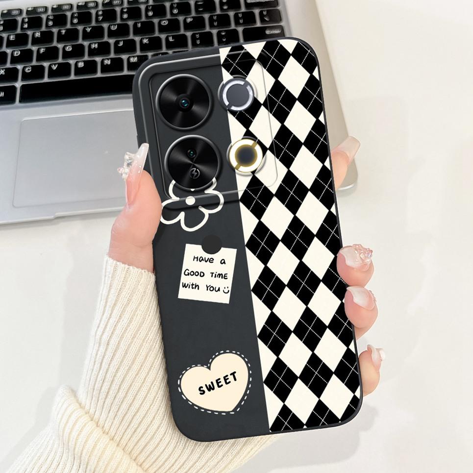 Luxury Fashion Coque For Itel P65 P671L Etui Moon Night Gothic Painting Phone Cases For ItelP65 P 65 Coques Soft Silicone Covers
