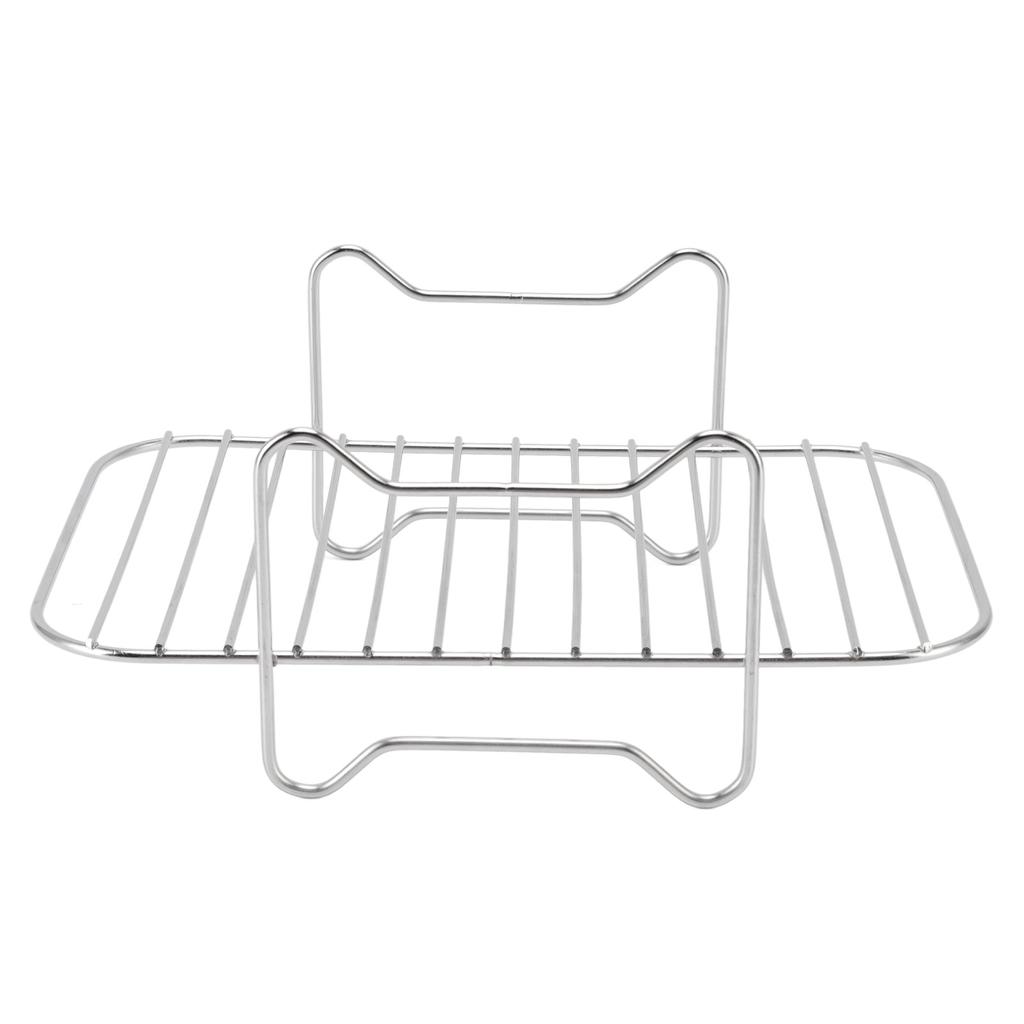 Fritéza Nerezový rošt Fritézové příslušenství Víceúčelový grilovací držák Venkovní BBQ nářadí