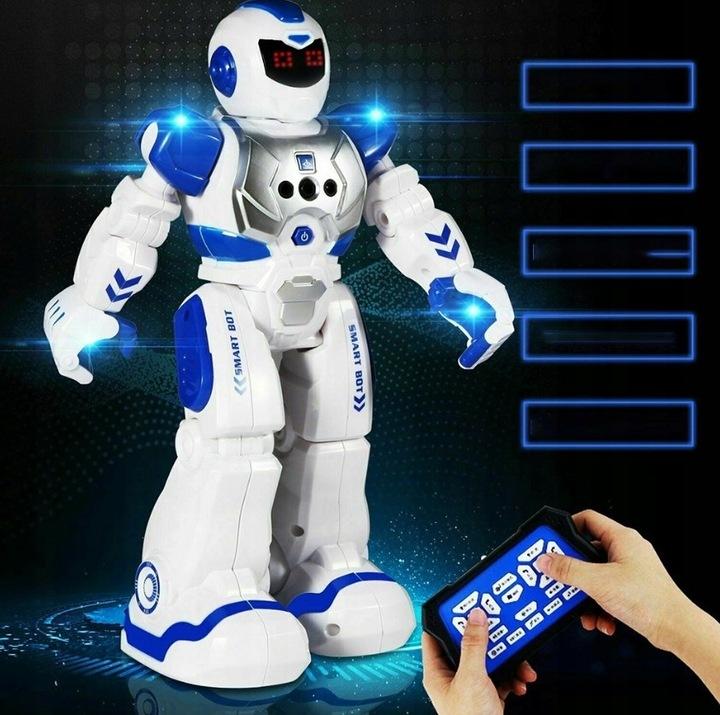 Inteligentny Robot Rc Czujnik Do Wczesnej Edukacji Dla Dziecka + Pilot