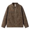 Coat Couple American Retro Short Jacket Men's Autumn Trend Brand Premium Leather Jacket