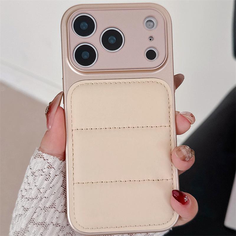 17-in-1 Down Jacket Phone Case for iPhone 14, 15, 16 Pro Max – Ideal for Global Use