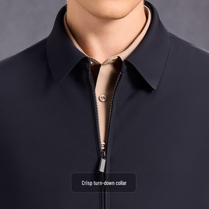 Men's Business Casual Detachable Goose Down Jacket