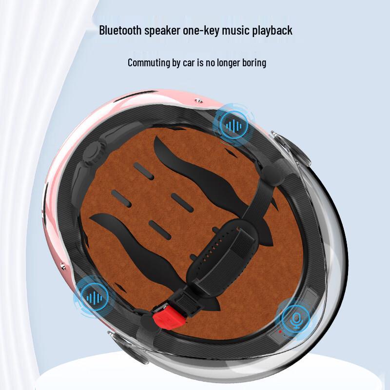 SMART4U EH10B Bluetooth Half Helmet
