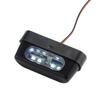 1Pcs 12V Universal Motorcycle 4LED License Plate Light 0.2W Rear License Plate Light With Emark