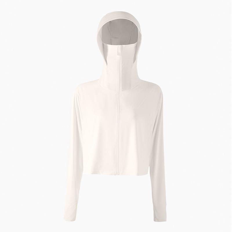 UPF 50+ Women's Summer Sun Protection Shawl: Ultra-Thin, Breathable, Anti-UV Ice Silk Jacket.