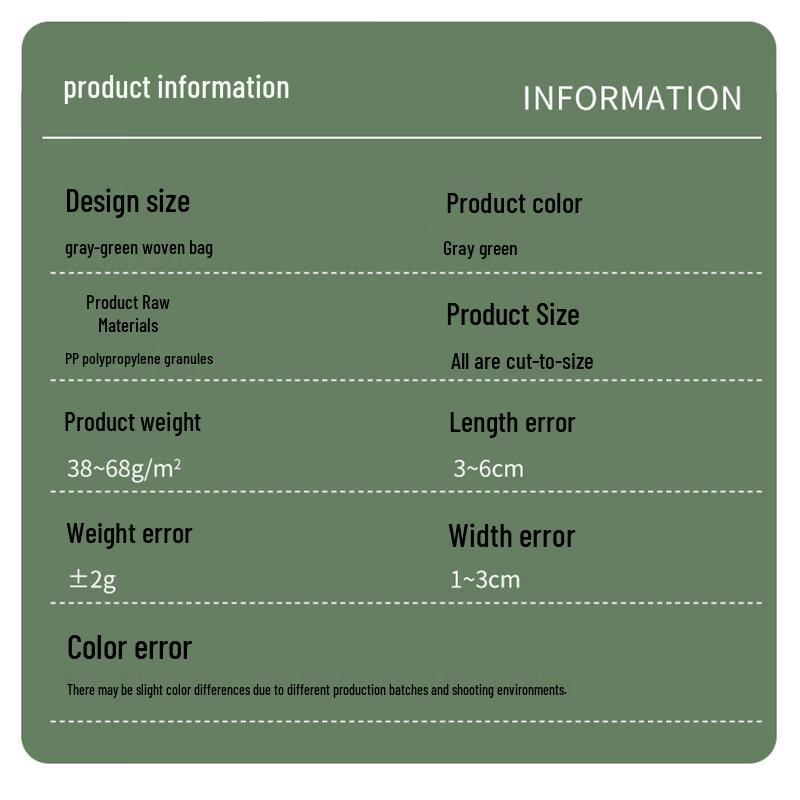 Anjiuxing Heavy-Duty Woven Packaging Bags 40*60cm