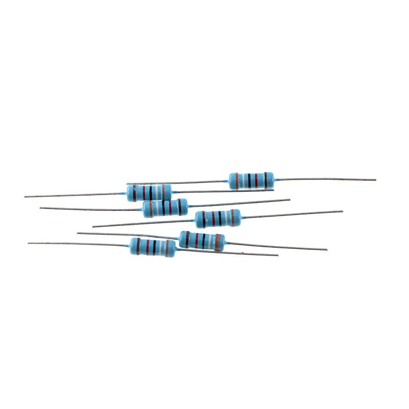 20PCS 1W resistor resistance Metal film 1R 2R 3R 4.7R 10R 33R 47R 100R 220R 470R 1K 2. 3.3K 4.7K 10K 22K 33K 100K-10M