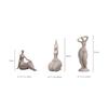 European Abstract White Woman Sculpture Ceramic Ornaments Modern Body Art Office Living Room Crafts Ornaments Home Accessories